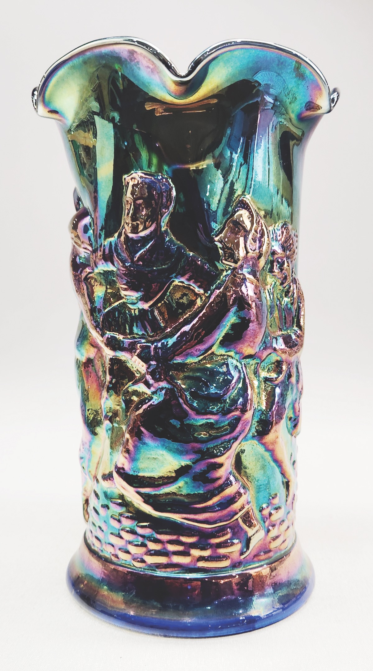 Rare antique vase made by Fenton Bros. -